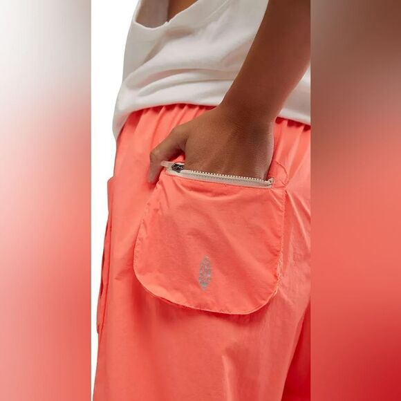 Free people movement size S neon coral pants NWT - Picture 12 of 12